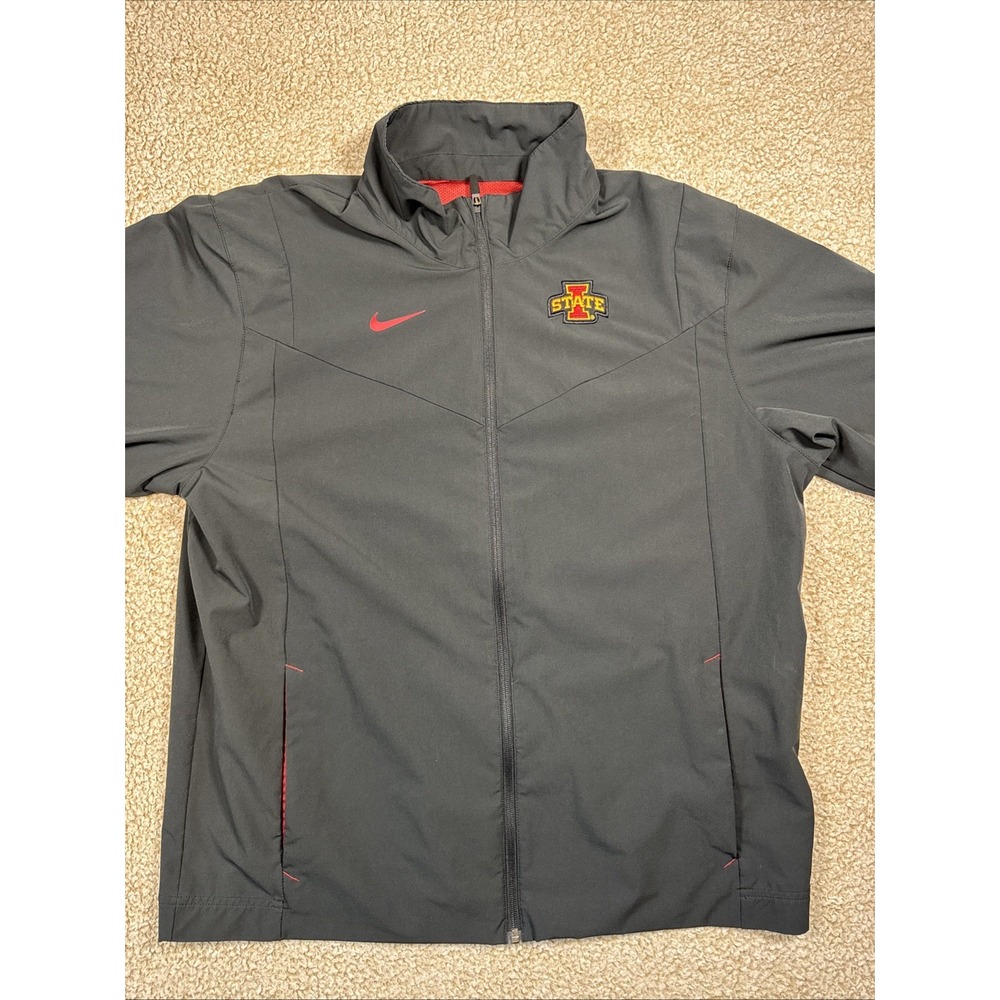 Nike Iowa State Cyclones On-Field Team Issued Windbreaker Jacket Men's L DC6519